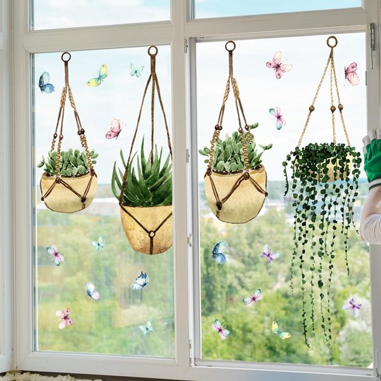 SOESFOUFU 2stuks Pvc Wandstickers Van Onderwater Raamdecoratie Met Effect Vis Stickers Voor Babykamer Woonkamer Badkamer Wasmachine Verwijderbaar