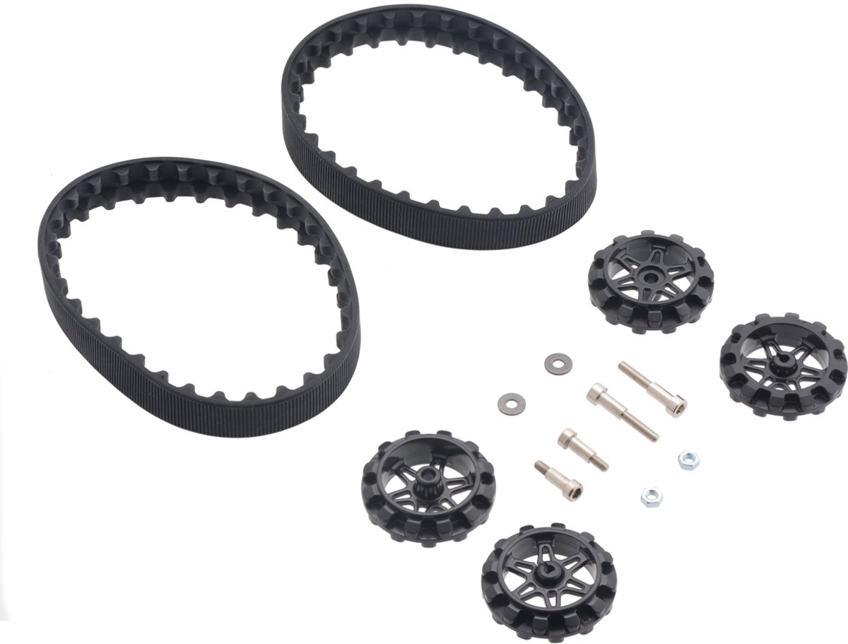30T Track Set (zwart) voor Robotchassis en Micro‑Motoren - Pololu 3033