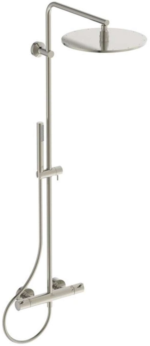 Ideal Standard CeraTherm - Doucheset met thermostaat, diameter 30 cm, staal A7589GN