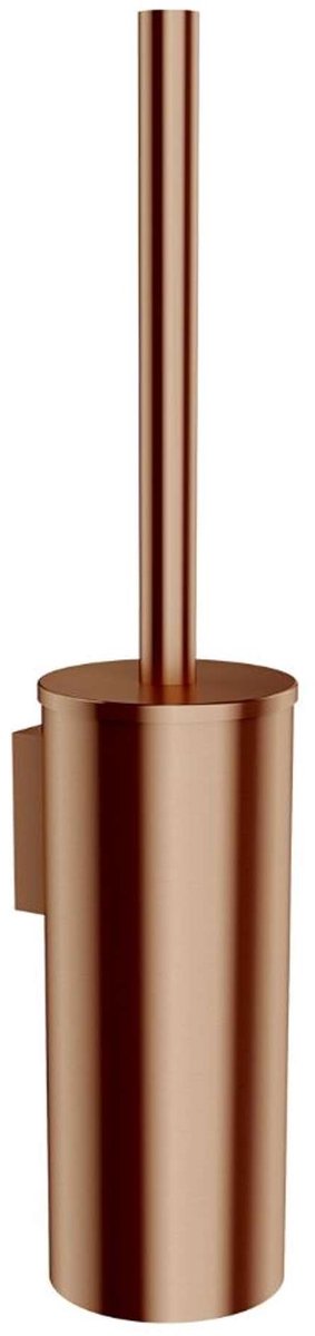 OMNIRES Modern Project - Toiletborstel voor wandmontage met houder, geborsteld koper MP60621CPB
