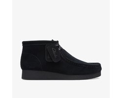 CLARKS WallabeeEVOBt Dames Veterschoenen - Suede - Zwart