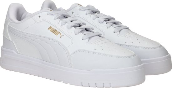 Baskets pour femmes unisexes PUMA Shuffle Downtown - White PUMA - White PUMA - Or PUMA
