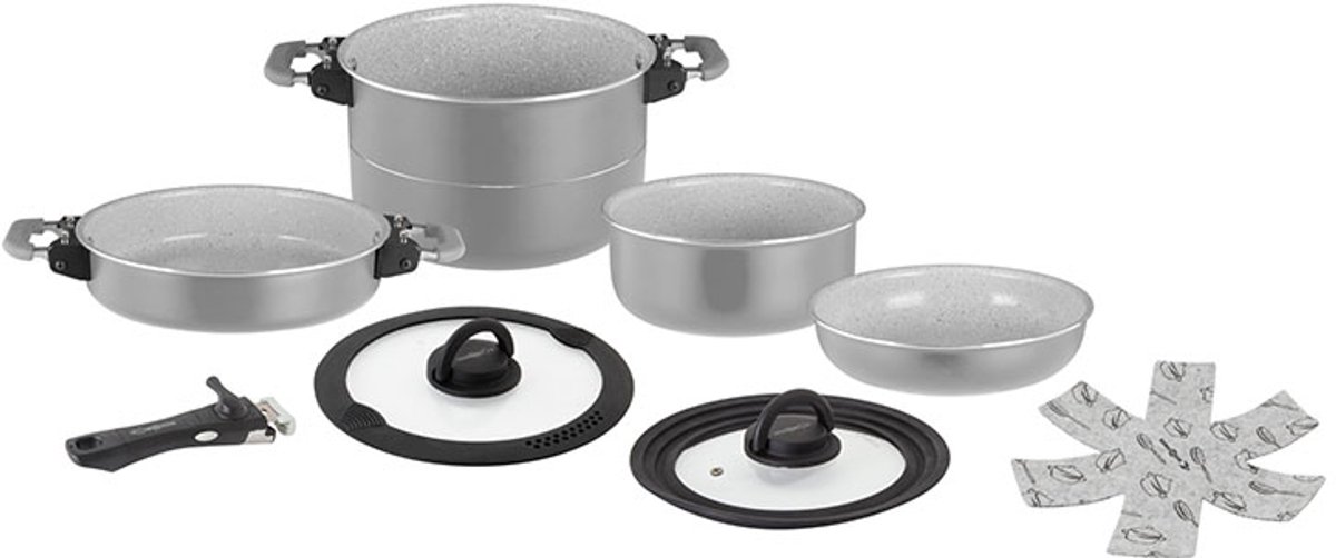 Brunner Fusion 7+1 Ø 22 - pannenset (8 delig)