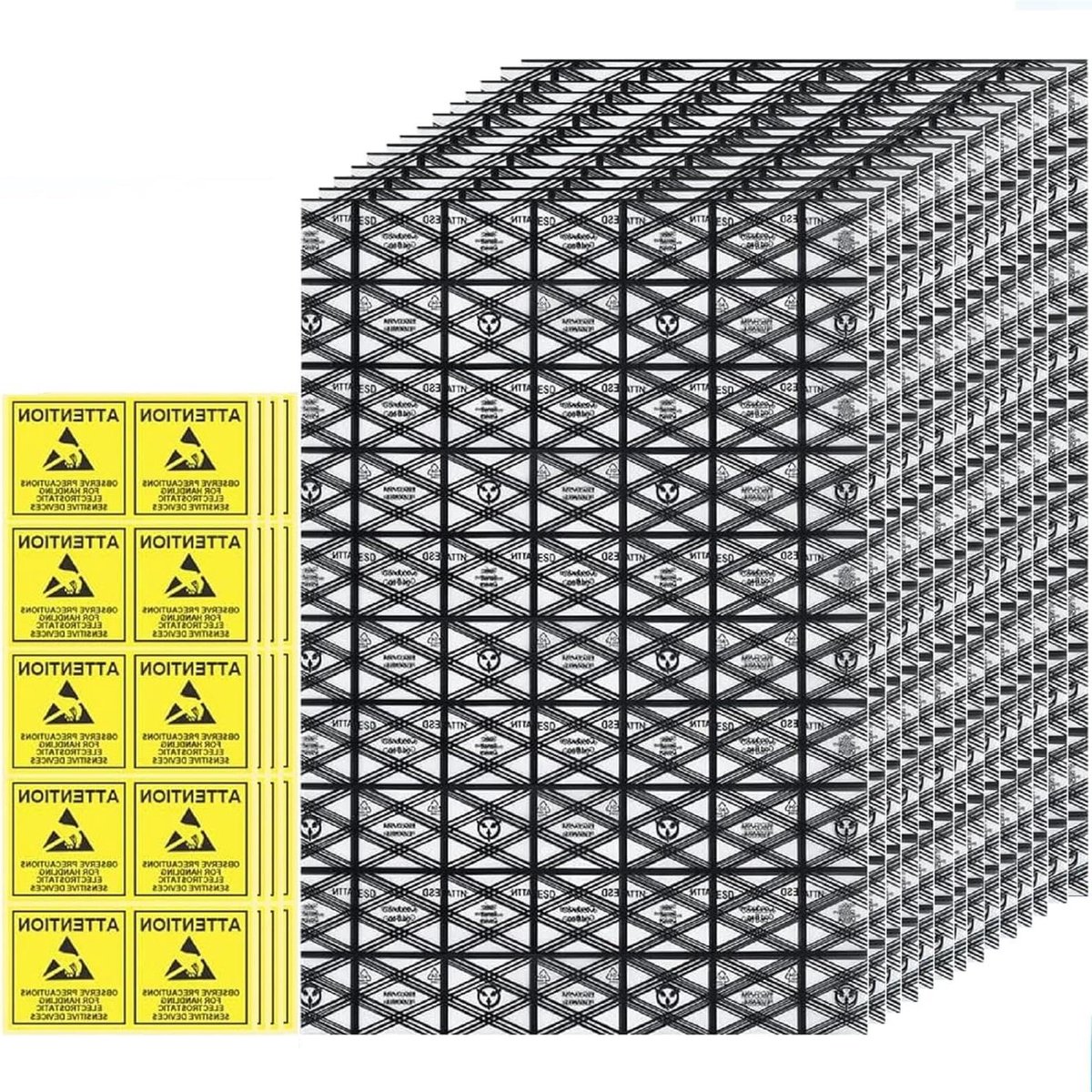 Allecto Plus - Antistatische zak afschermingszakken ESD-zakjes 20 stuks 30 x 40 cm