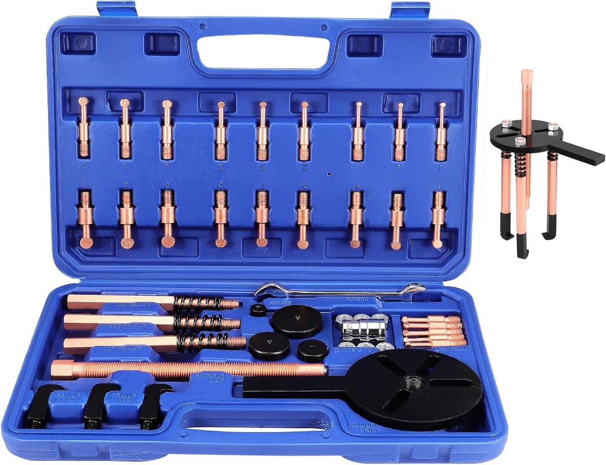 Inovra Plus - Bearing Puller Set voor het verwijderen van lagers en montage - 36-delig - Lagers demontage gereedschap - Lagers trekker - Lagers uit elkaar halen - Handige set