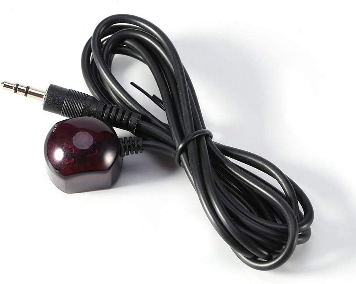 Allecto Plus - IR-ontvangerverlenger met Universele IR-repeater voor AV-apparatuur - 35 Mm Stekker - Infrarood Externe Blaster-emitter - 38 Tot 56 KHz - Geschikt voor STB-boxen