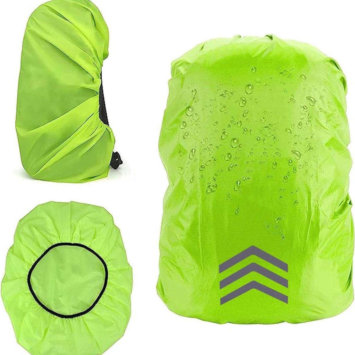 Allecto Plus - Regenhoes Waterdicht voor Rugzakken (18 - 55 L) Reflecterend - Rugzakhoes voor Wandelen, Kamperen, Fietsen