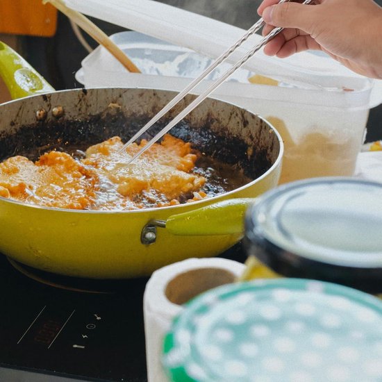 Foto: Inovra plus lange herbruikbare kookstokjes voor sashimi roestvrij staal 304 1 paar