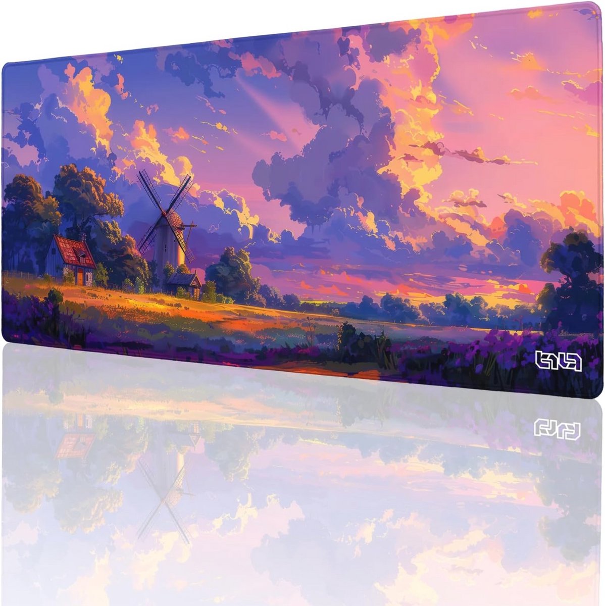 Grote Gaming Muismat XXL 90x40 cm | Antislip en Waterdicht | Ergonomische Bureau Onderlegger voor Optimale Precisie en Snelheid