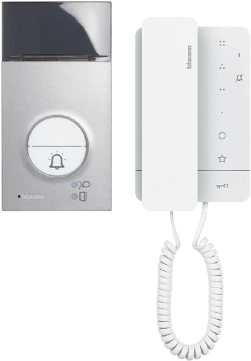 Bticino - Audiokit 1 drukknop linea 3000 + classe 100 A16M - 364231