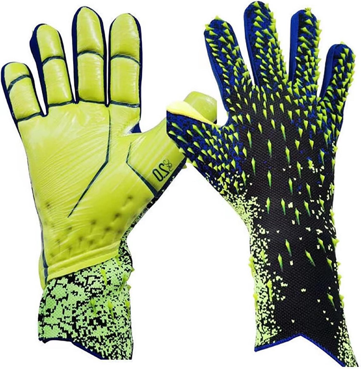 Allecto Plus - Voetbal Keepershandschoenen Premium Kwaliteit met Latex Handpalm en Polsband - Voor Jeugd en Volwassenen
