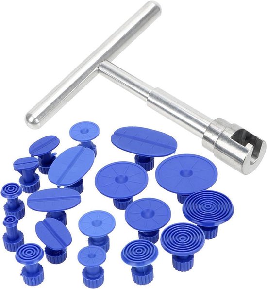 Auto Carrosserie Uitdeuk Reparatie Kit Professionele Auto-deukreparatietools Verveloos Dent Repair Kit Auto Verveloos Body Dent Removal Remover Kits Dent Puller For Auto's(Kit 1 25Pcs