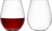 L.S.A. - Wine Wijnglas Rood 530 ml Set van 2 Stuks - Glas - Transparant