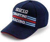 Chapeau Sparco Martini Racing Rouge Blauw