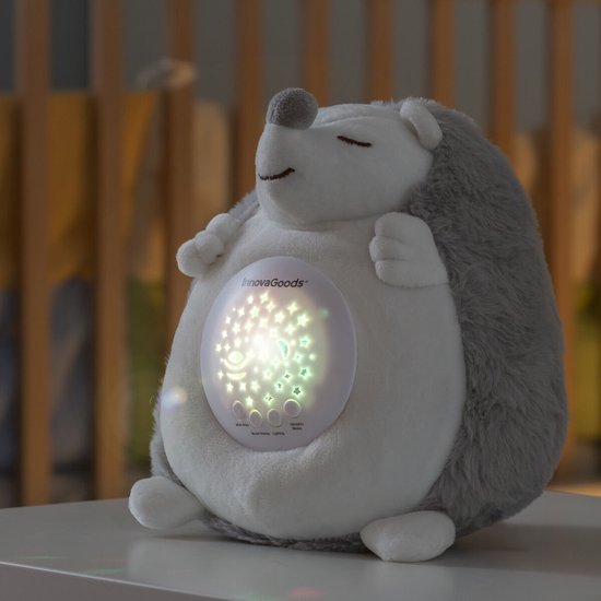 Spikey - Geluid en Lichtprojector Knuffel met White Noise voor Een Rustgevende Nacht van Ansmann. — afbeelding 4