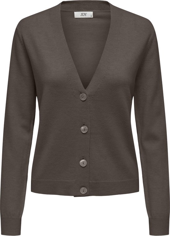 JDY - Jdygaby L/S O-Neck Cardigan Knt - 5020364 Black Iris