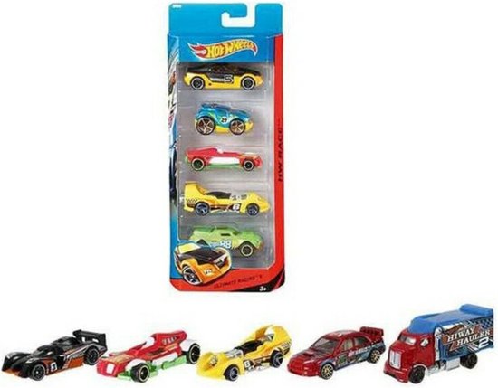 Hot Wheels Set: 5 Diverse Speelgoedauto's!