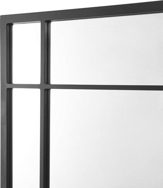 vidaXL Wandspiegel 70x30 cm ovaal zwart, wandspiegel, decoratieve spiegel, hangende spiegel, muurspiegel, hangspiegel, spiegels, wandspiegels
