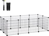 Cage en métal pour cochon d'Inde - Huche pour lapin ou chiot - Run
