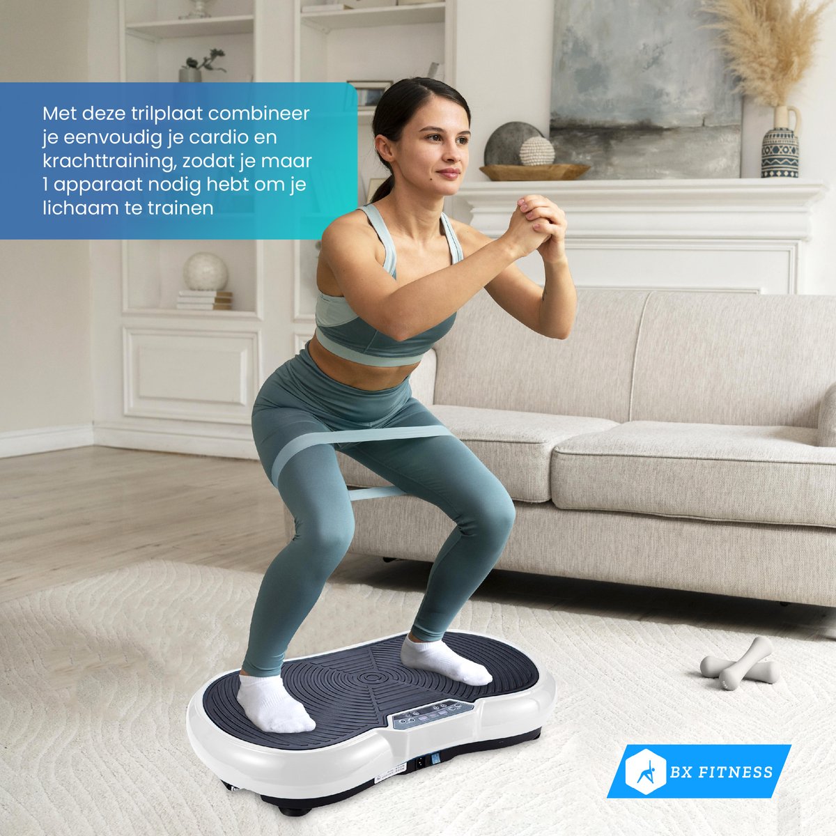 Trilplaat - Trilplaat Fitness - Powerplate - Trilplaat voor benen  bloedsomloop 