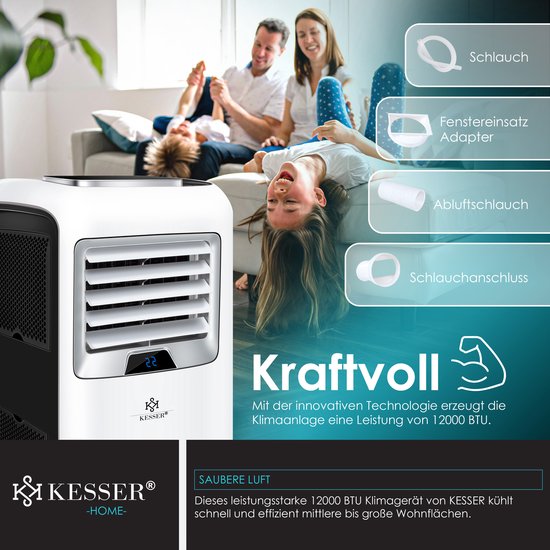 JAP Edmonton - 4in1 Mobiele Aircooler Met Water - Afstandsbediening En Timer Incl Koelelementen Oscillerende Luchtbevochtiger Mat Zwart JAP Edmonton - 4in1 Mobiele Aircooler Met Water - Afstandsbediening En Timer Incl Koelelementen Oscillerende Luchtbevochtiger Mat Zwart