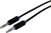 Scanpart AUX kabel 1 meter - Geschikt voor autoradio - Stereo audio verlengkabel - 3.5 mm mini jack naar mini jack - Universeel