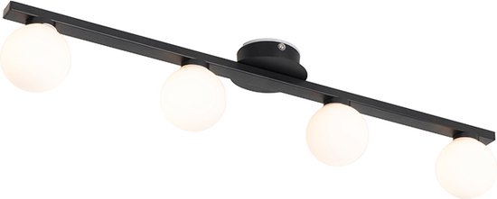 QAZQA cederic - Moderne Plafondlamp - 4 lichts - L - Buitenverlichting