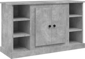 vidaXL-Dressoir-100x35,5x60-cm-bewerkt-hout-betongrijs