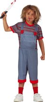 Costume Fiestas Guirca Effrayant Pop Polyester Blauw / Rouge Guirca 3-4 Ans