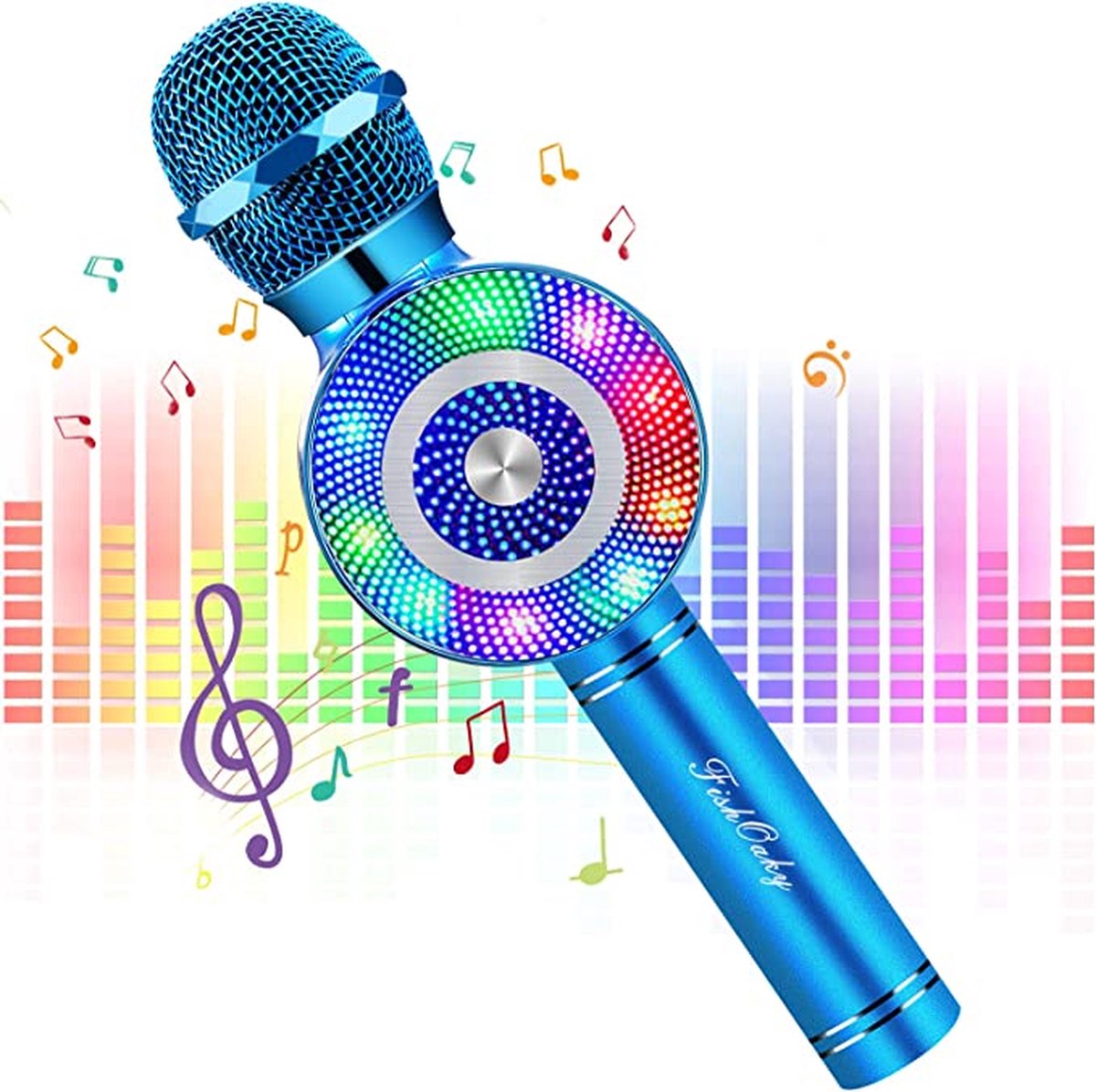 Microphone Karaoke Sans Fil,Haut-parleur Bluetooth portable ,Jouets karaoké  pour filles de 4, 5, 6, 7, 8, 9, 10, 12 ans,Bleu - Cdiscount Jeux - Jouets