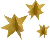 Party Stars Feeststerren Tafeldecoratie Goud 10 Stuks