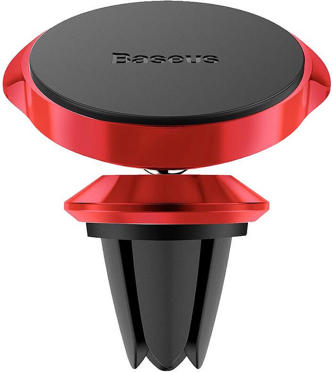 Baseus Magnetische Ventilatierooster Auto Telefoon Houder Rood