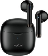 Rixus - Soundcore Bluetooth Oordopjes Draadloos - Wireless Earpods Headset - Bluetooth v5.0 - Touch Control - 320mAh Batterij - Type -C USB -lader - 10 meter Bereik - Zwart