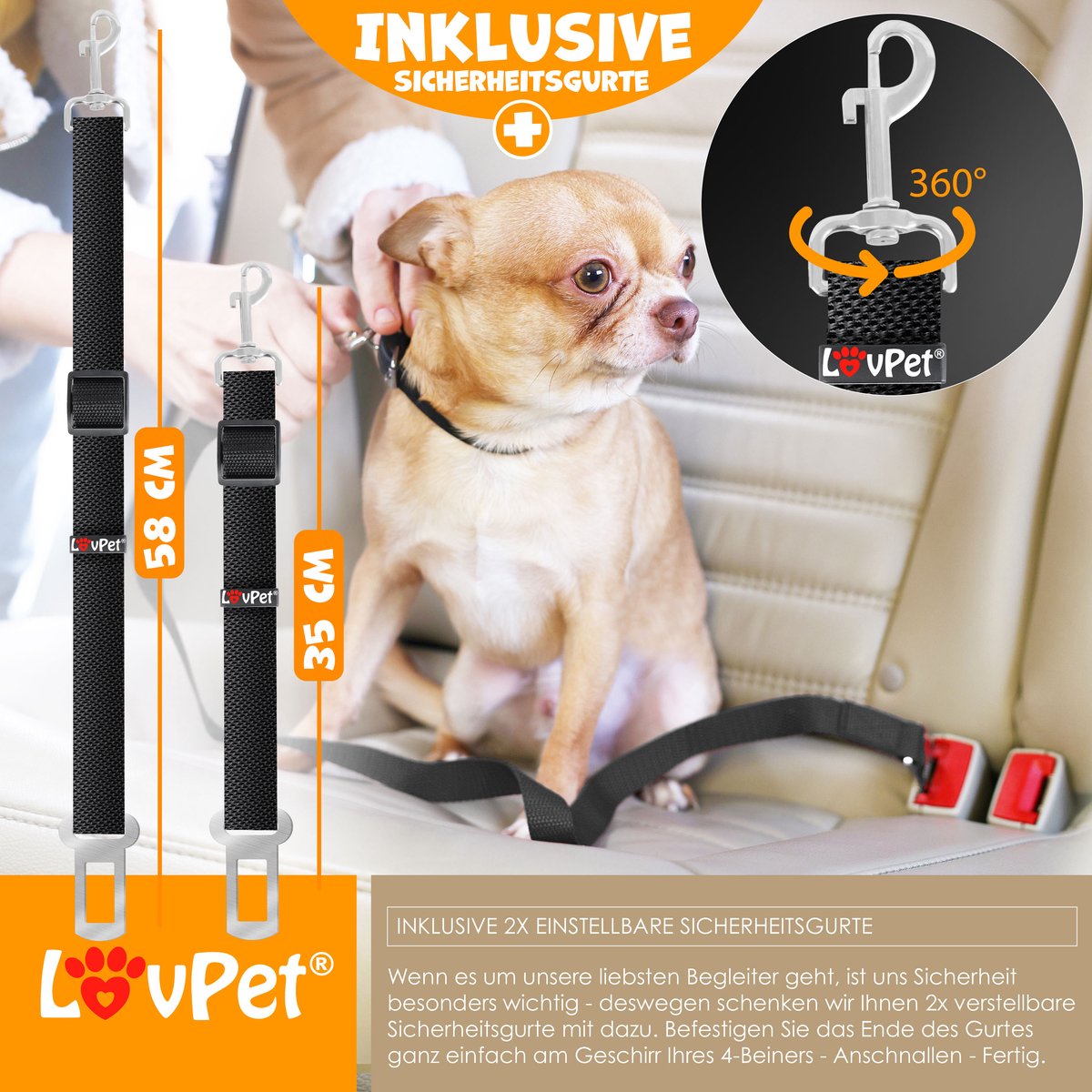 Relaxdays dog rack car, universal car rack, width adjustable