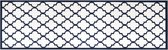 Bol.com vidaXL-Buitenkleed-omkeerbaar-80x250-cm-marineblauw-en-wit aanbieding