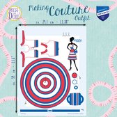 Making Couture Outfit kit Peggy Stripes - Dress YourDoll - PN-0183233