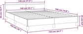 vidaXL-Bedframe-met-hoofdbord-kunstleer-wit-140x190-cm