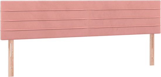 vidaXL-Hoofdborden-2-st-80x5x78/88-cm-fluweel-roze