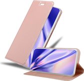 Cadorabo Hoesje geschikt voor Samsung Galaxy S21 ULTRA in CLASSY ROSE GOUD - Beschermhoes met magnetische sluiting, standfunctie en kaartvakje Book Case Cover Etui