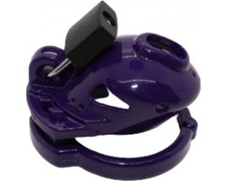 The Vice - Micro - Kuisheidskooi - Peniskooi - Chastity Cage voor de Kleine Penis - Paars