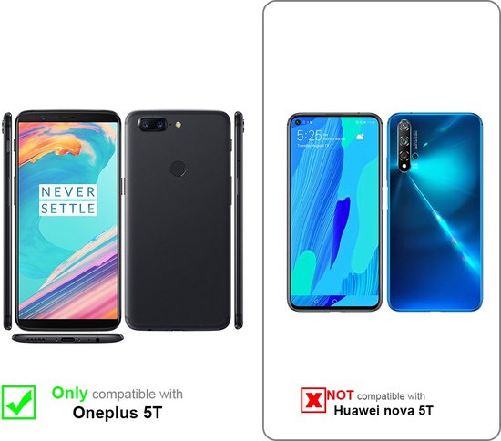 Étui Cadorabo pour OnePlus 5T en COFFEE BROWN - Étui de protection avec fermeture magnétique