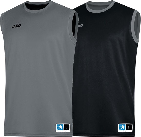 Jako - Basketball Jersey Change 2.0 - Reversible shirt Change 2.0 - 3XL - Zwart