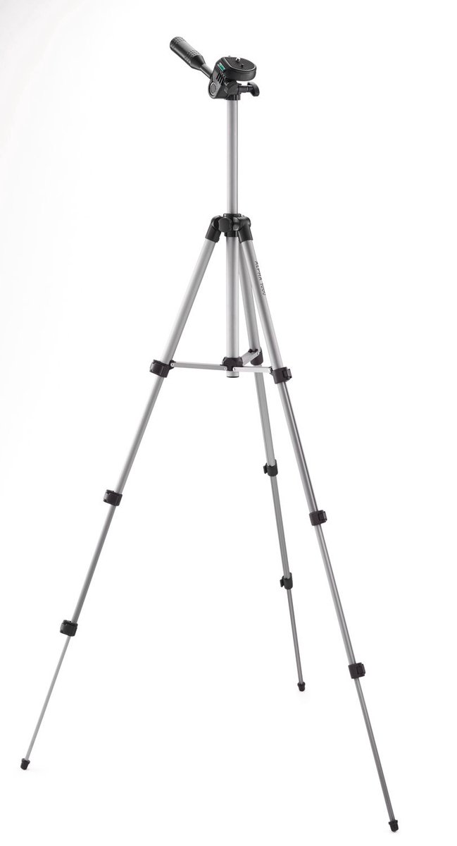 Cullmann Alpha 1000 | Aluminium camerastatief | Kleur: zilvergrijs thumbnail 5