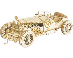 Robotime Modelbouwpakket V8 Gp Car 19 X 8 Cm Hout 220-delig