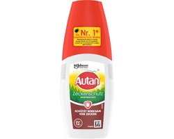 Autan Insectenspray Protection Plus, bescherming tegen teken, 100 ml