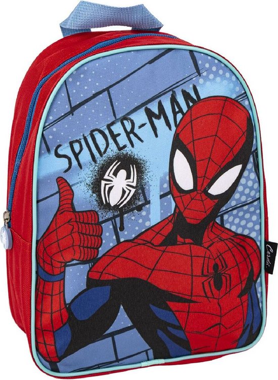 Schoolrugzak Spiderman Blauw