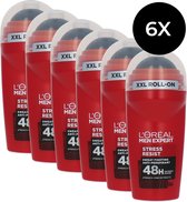 L'Oréal Men Expert Stress Resist Deo Roller - 6 x 50 ml