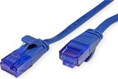 VALUE UTP patchkabel, Cat.6A (Class EA), extra plat, blauw, 0,5 m