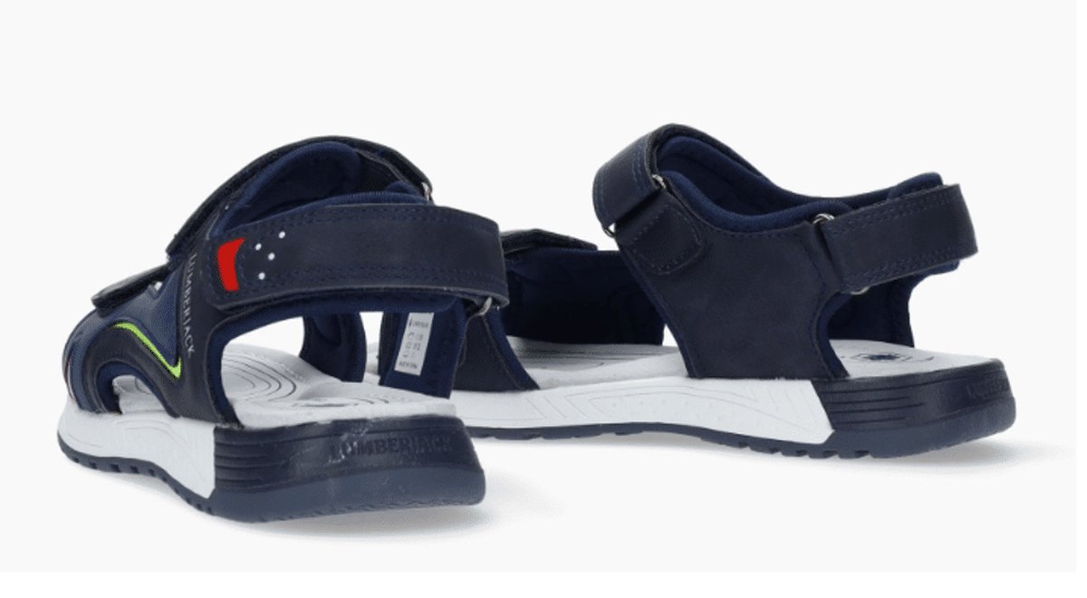 Lumberjack Jongens Sandaal Breky | Blauw | Maat: 32