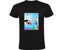 Makelaar Heren T-shirt - verkoopmakelaar - woningmakelaar - vogelhuis - vogels - humor - grappig
